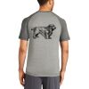 Mens Sublimated PosiCharge Tri Blend Wicking Raglan Tee Thumbnail