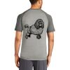 Mens Sublimated PosiCharge Tri Blend Wicking Raglan Tee Thumbnail