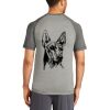 Mens Sublimated PosiCharge Tri Blend Wicking Raglan Tee Thumbnail