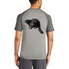 Mens Sublimated PosiCharge Tri Blend Wicking Raglan Tee Thumbnail