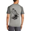 Mens Sublimated PosiCharge Tri Blend Wicking Raglan Tee Thumbnail