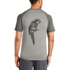 Mens Sublimated PosiCharge Tri Blend Wicking Raglan Tee Thumbnail