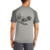 Mens Sublimated PosiCharge Tri Blend Wicking Raglan Tee Thumbnail