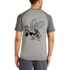 Mens Sublimated PosiCharge Tri Blend Wicking Raglan Tee Thumbnail