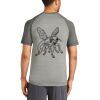 Mens Sublimated PosiCharge Tri Blend Wicking Raglan Tee Thumbnail