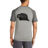 Mens Sublimated PosiCharge Tri Blend Wicking Raglan Tee Thumbnail