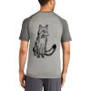 Mens Sublimated PosiCharge Tri Blend Wicking Raglan Tee Thumbnail