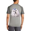 Mens Sublimated PosiCharge Tri Blend Wicking Raglan Tee Thumbnail