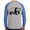 Mens Full Color PosiCharge Long Sleeve Tri Blend Wicking Raglan Tee Thumbnail