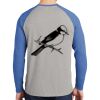 Mens Full Color PosiCharge Long Sleeve Tri Blend Wicking Raglan Tee Thumbnail