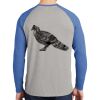 Mens Full Color PosiCharge Long Sleeve Tri Blend Wicking Raglan Tee Thumbnail