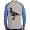 Mens Full Color PosiCharge Long Sleeve Tri Blend Wicking Raglan Tee Thumbnail