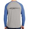 Mens Full Color PosiCharge Long Sleeve Tri Blend Wicking Raglan Tee Thumbnail