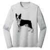 Sublimatable PosiCharge Long Sleeve Electric Heather Tee Thumbnail