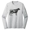 Sublimatable PosiCharge Long Sleeve Electric Heather Tee Thumbnail