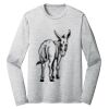 Sublimatable PosiCharge Long Sleeve Electric Heather Tee Thumbnail