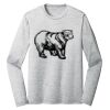 Sublimatable PosiCharge Long Sleeve Electric Heather Tee Thumbnail