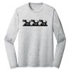 Sublimatable PosiCharge Long Sleeve Electric Heather Tee Thumbnail