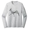 Sublimatable PosiCharge Long Sleeve Electric Heather Tee Thumbnail