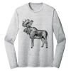 Sublimatable PosiCharge Long Sleeve Electric Heather Tee Thumbnail