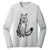 Sublimatable PosiCharge Long Sleeve Electric Heather Tee Thumbnail