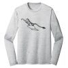 Sublimatable PosiCharge Long Sleeve Electric Heather Tee Thumbnail