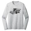 Sublimatable PosiCharge Long Sleeve Electric Heather Tee Thumbnail