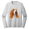 Sublimatable PosiCharge Long Sleeve Electric Heather Tee Thumbnail