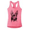 Multi-Color Sublimatable Ladies PosiCharge Electric Heather Racerback Tank Thumbnail