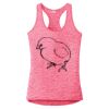 Multi-Color Sublimatable Ladies PosiCharge Electric Heather Racerback Tank Thumbnail