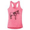 Multi-Color Sublimatable Ladies PosiCharge Electric Heather Racerback Tank Thumbnail