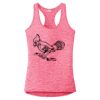 Multi-Color Sublimatable Ladies PosiCharge Electric Heather Racerback Tank Thumbnail