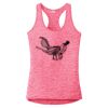 Multi-Color Sublimatable Ladies PosiCharge Electric Heather Racerback Tank Thumbnail