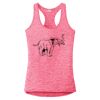 Multi-Color Sublimatable Ladies PosiCharge Electric Heather Racerback Tank Thumbnail