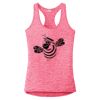 Multi-Color Sublimatable Ladies PosiCharge Electric Heather Racerback Tank Thumbnail