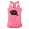 Multi-Color Sublimatable Ladies PosiCharge Electric Heather Racerback Tank Thumbnail