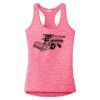 Multi-Color Sublimatable Ladies PosiCharge Electric Heather Racerback Tank Thumbnail