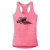 Multi-Color Sublimatable Ladies PosiCharge Electric Heather Racerback Tank Thumbnail