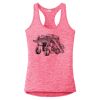 Multi-Color Sublimatable Ladies PosiCharge Electric Heather Racerback Tank Thumbnail