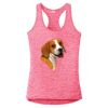 Multi-Color Sublimatable Ladies PosiCharge Electric Heather Racerback Tank Thumbnail