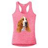 Multi-Color Sublimatable Ladies PosiCharge Electric Heather Racerback Tank Thumbnail