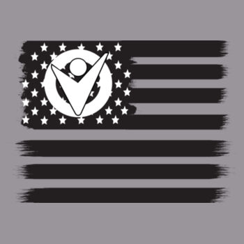 Youth USA Flag with Victory Martial Arts Emblem among the Stars (White in design will NOT print) Design