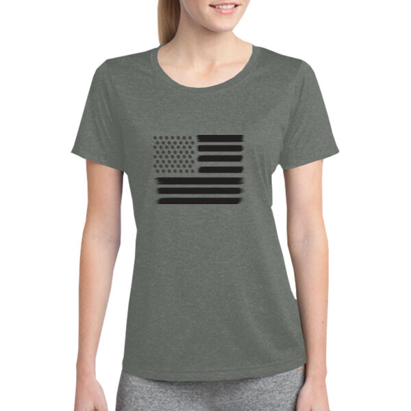 Ladies USA Flag with Victory Martial Arts Stars  Thumbnail