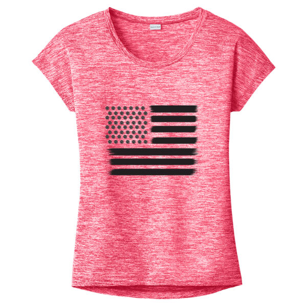 Ladies USA Flag with Victory Martial Arts Stars Thumbnail