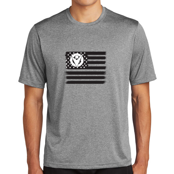 Mens USA Flag with Victory Martial Arts Emblem Among the Stars (White in design will NOT print) Thumbnail
