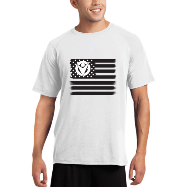 Mens USA Flag with Victory Martial Arts Emblem Among the Stars (White in design will NOT print) Thumbnail