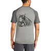 Mens Sublimated PosiCharge Tri Blend Wicking Raglan Tee Thumbnail