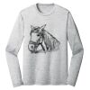 Sublimatable PosiCharge Long Sleeve Electric Heather Tee Thumbnail