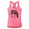 Multi-Color Sublimatable Ladies PosiCharge Electric Heather Racerback Tank Thumbnail